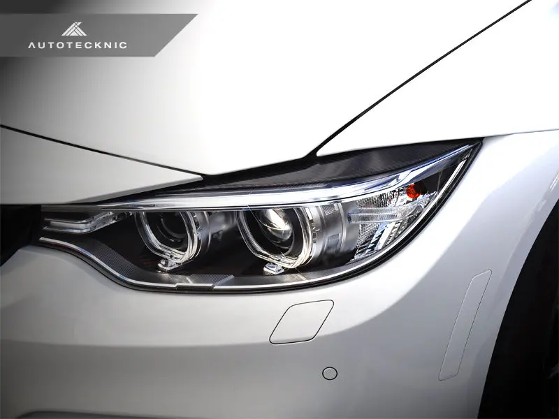 Autotecknic Carbon Fiber Headlight Trim Set - F32/ F36 4-Series 1