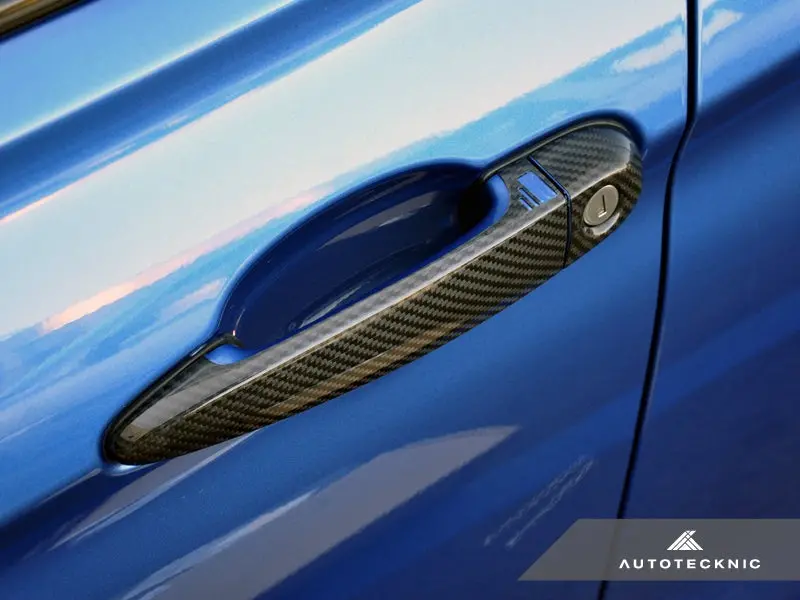 Autotecknic Dry Carbon Fiber Door Handle Trims - E90/ E92/ E93 3-Series 3