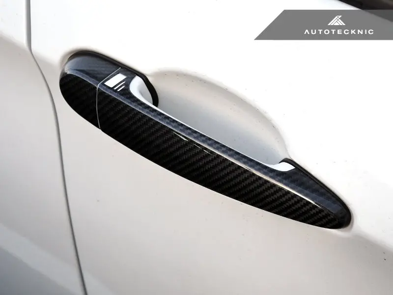 Autotecknic Dry Carbon Fiber Door Handle Trims - E90/ E92/ E93 M3 4