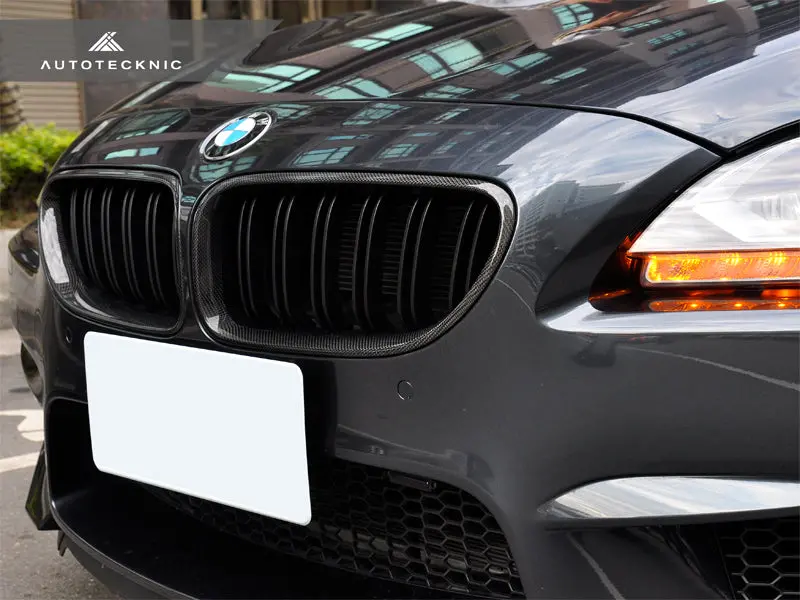 Autotecknic Dual-Slats Carbon Fiber Front Grille Set - F06 Gran Coupe / F12 Coupe / F13 Cabrio | 6 Series & M6 2