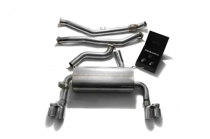 Armytrix Stainless Steel Valvetronic Catback Exhaust Quad Chrome Silver Tips 335I | 435I F3x 2012-2015 1