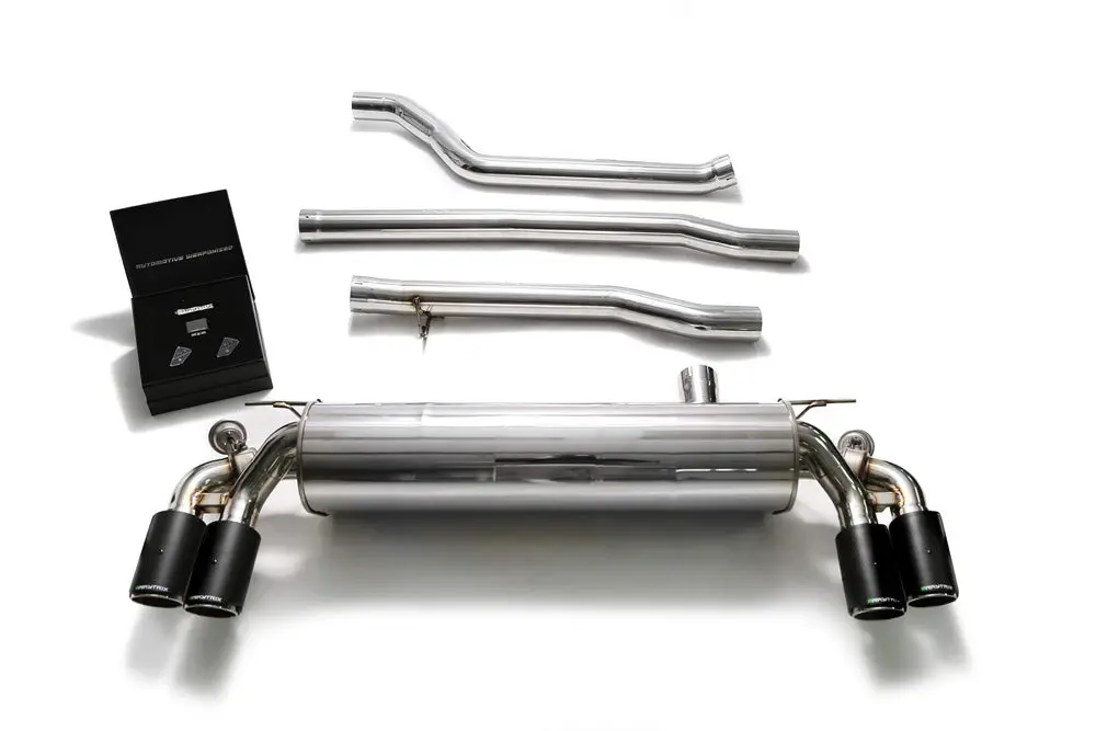 Armytrix Stainless Steel Valvetronic Catback Exhaust System Quad Carbon Tips Bmw 520I | 530I G3x 2017-2020 1
