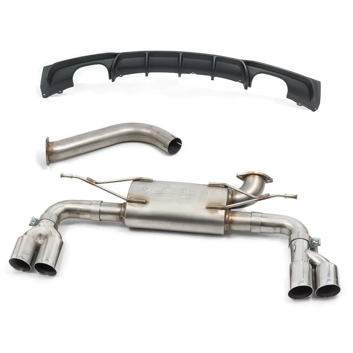 Cobra Sport Bmw 325D (F30 Lci/F31 Lci) (2015-19) Quad Exit M3 Style Performance Exhaust Conversion 1