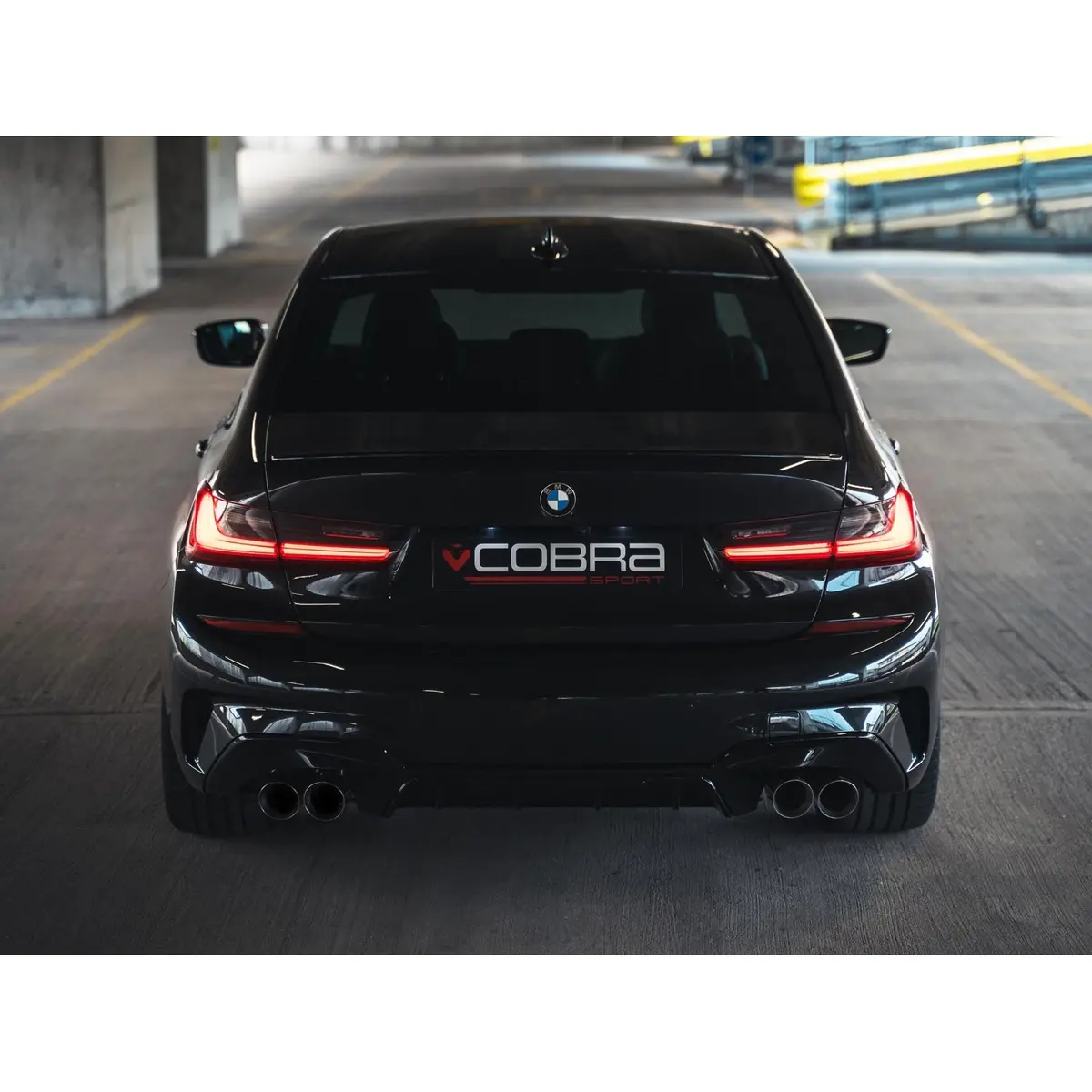 Cobra Sport Bmw 330I (G20) (19>) Non-Valved Quad Exit M3 Style Performance Exhaust 4