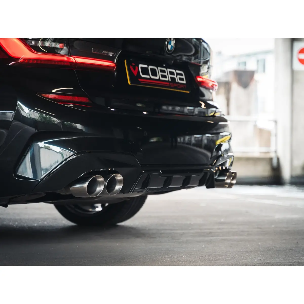Cobra Sport Bmw 320I Touring (G21) (19>) Non-Valved Quad Exit M3 Style Performance Exhaust 5
