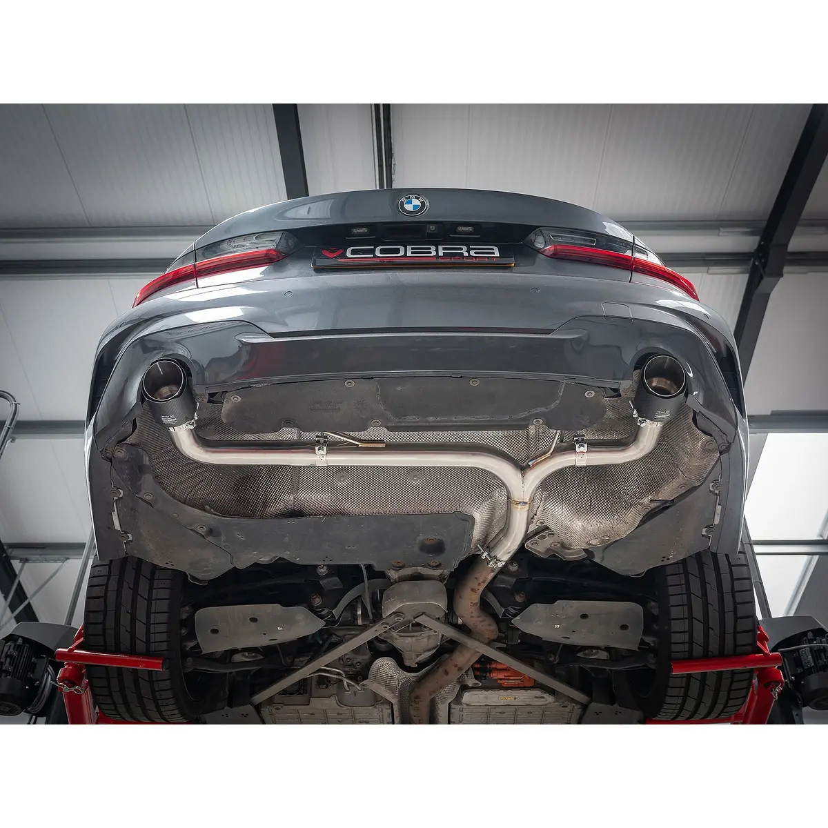 Cobra Sport Bmw 330E Touring (G21) (19>) Non-Valved Venom Dual Exit Rear Axle Back Performance Exhaust 3