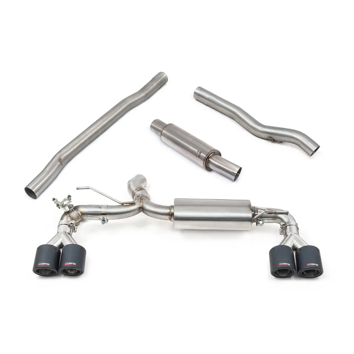 Cobra Sport Bmw M135i (F40) Quad Exit M3 Style Cat Back Performance Exhaust 1