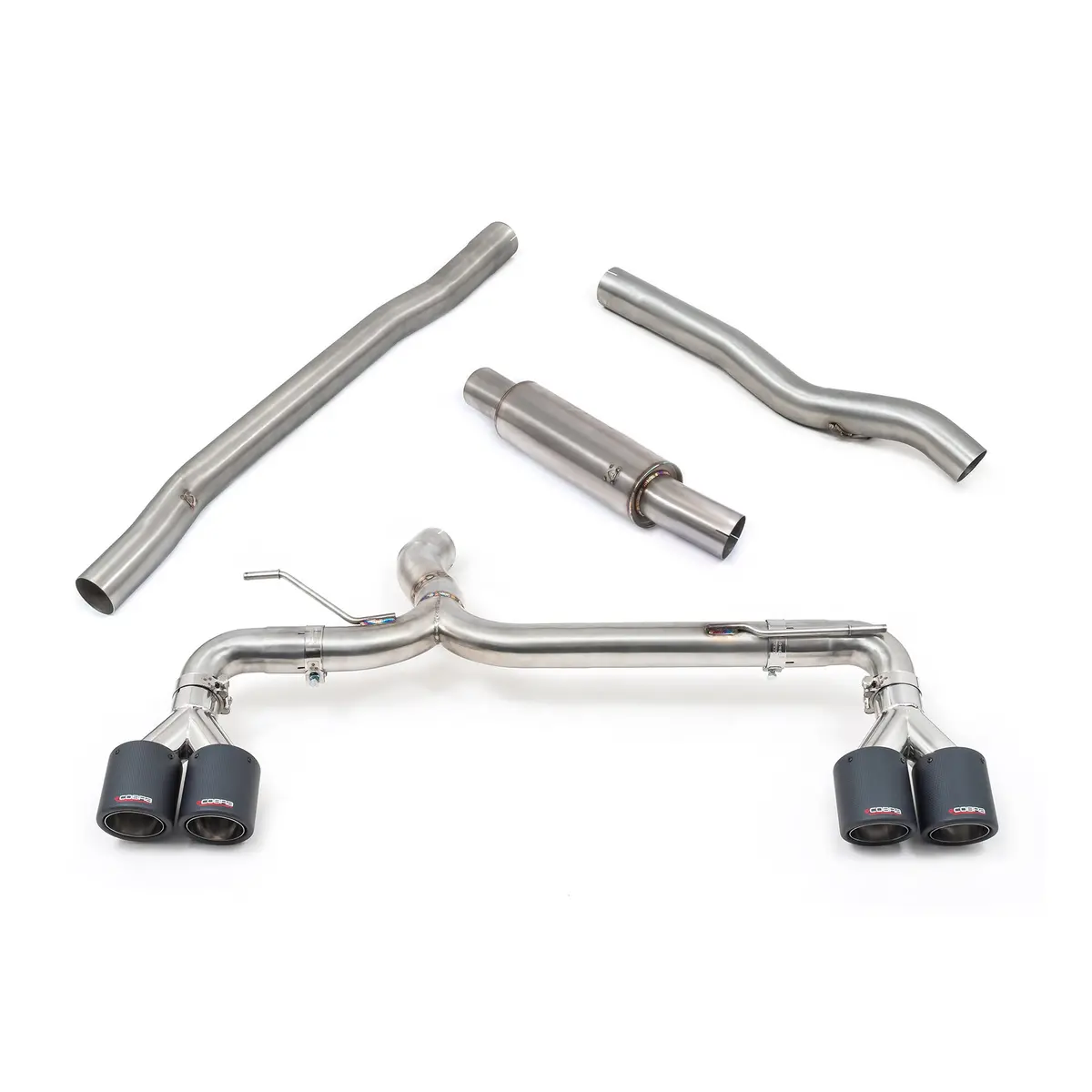 Cobra Sport Bmw M135i (F40) Venom Quad Exit M3 Style Race Box Delete Cat Back Performance Exhaust 1