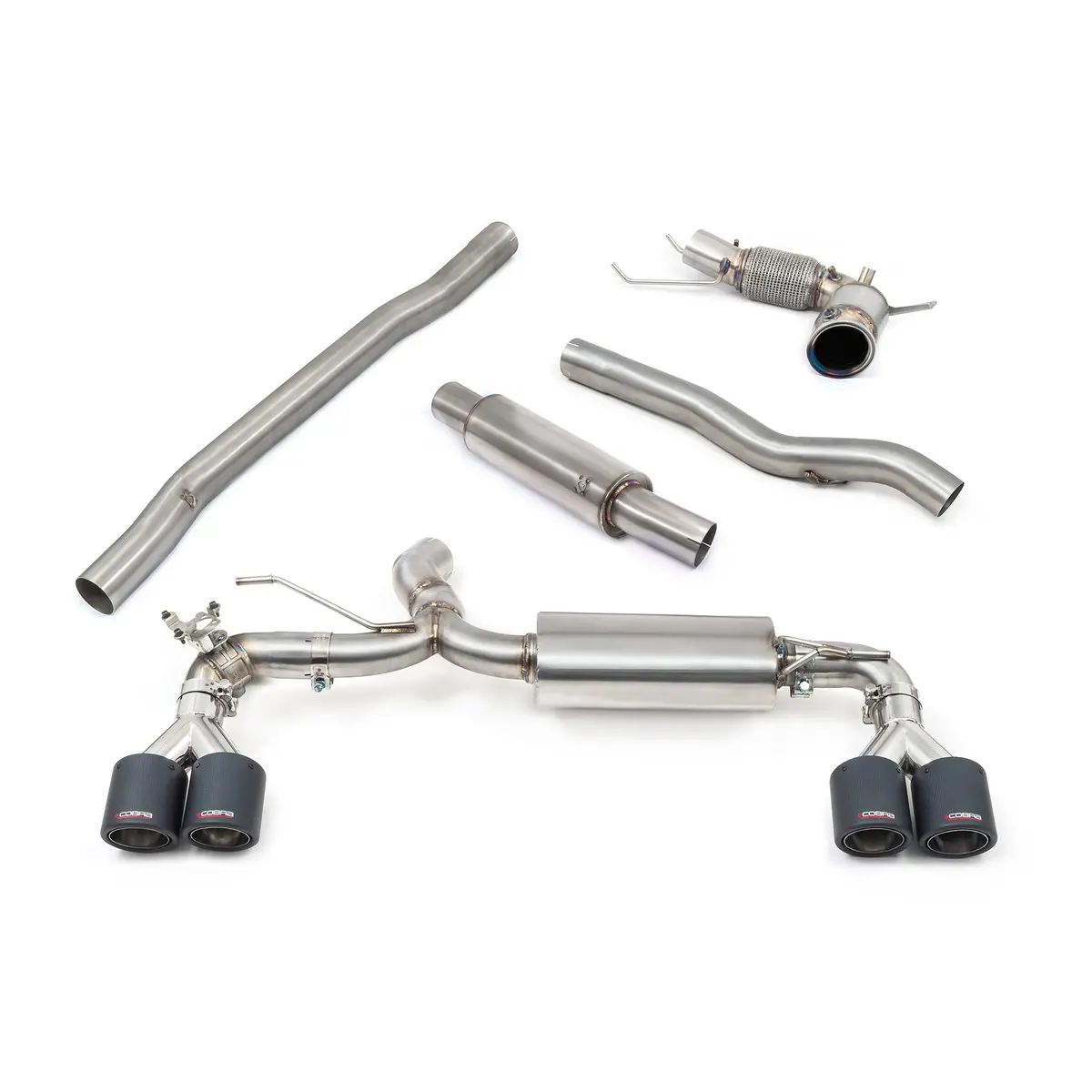 Cobra Sport Bmw M135i (F40) Quad Exit M3 Style Turbo Back Performance Exhaust 1