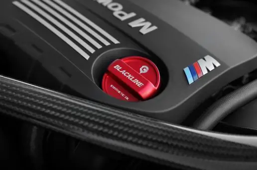 Bmw M Car Series Blackline Performance Edition Red Oil Cap Cover 1