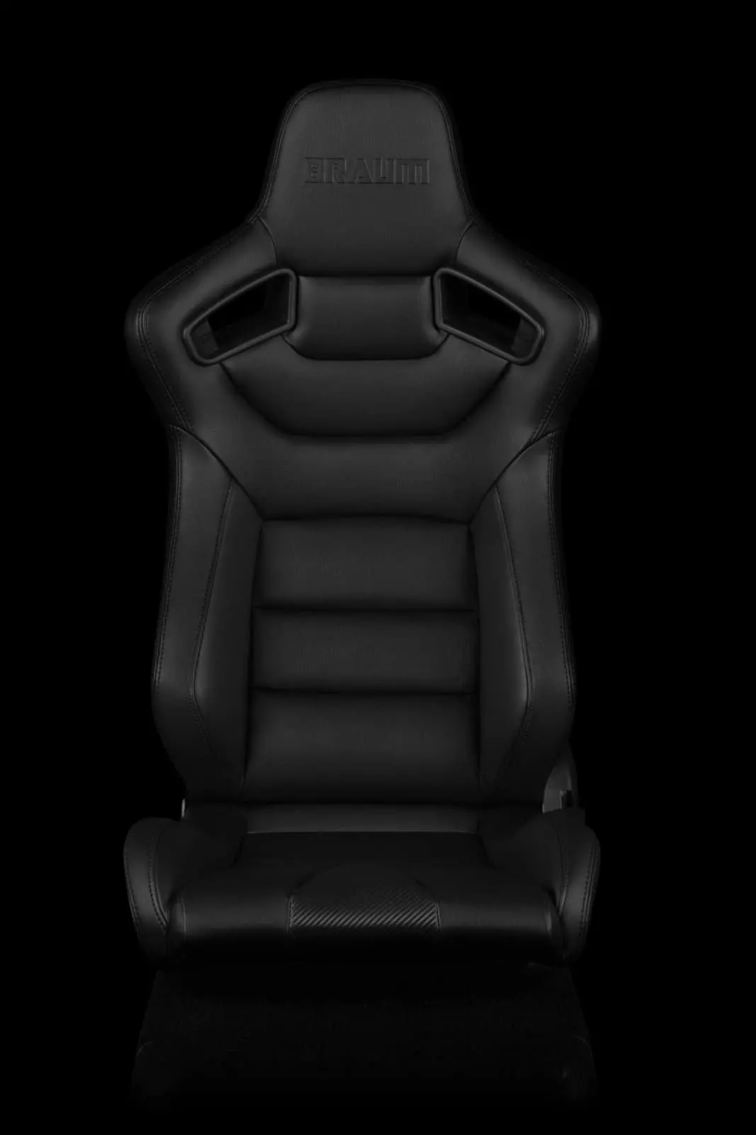 Braum Racing Seat Elite Black Stitching (Pair) 1