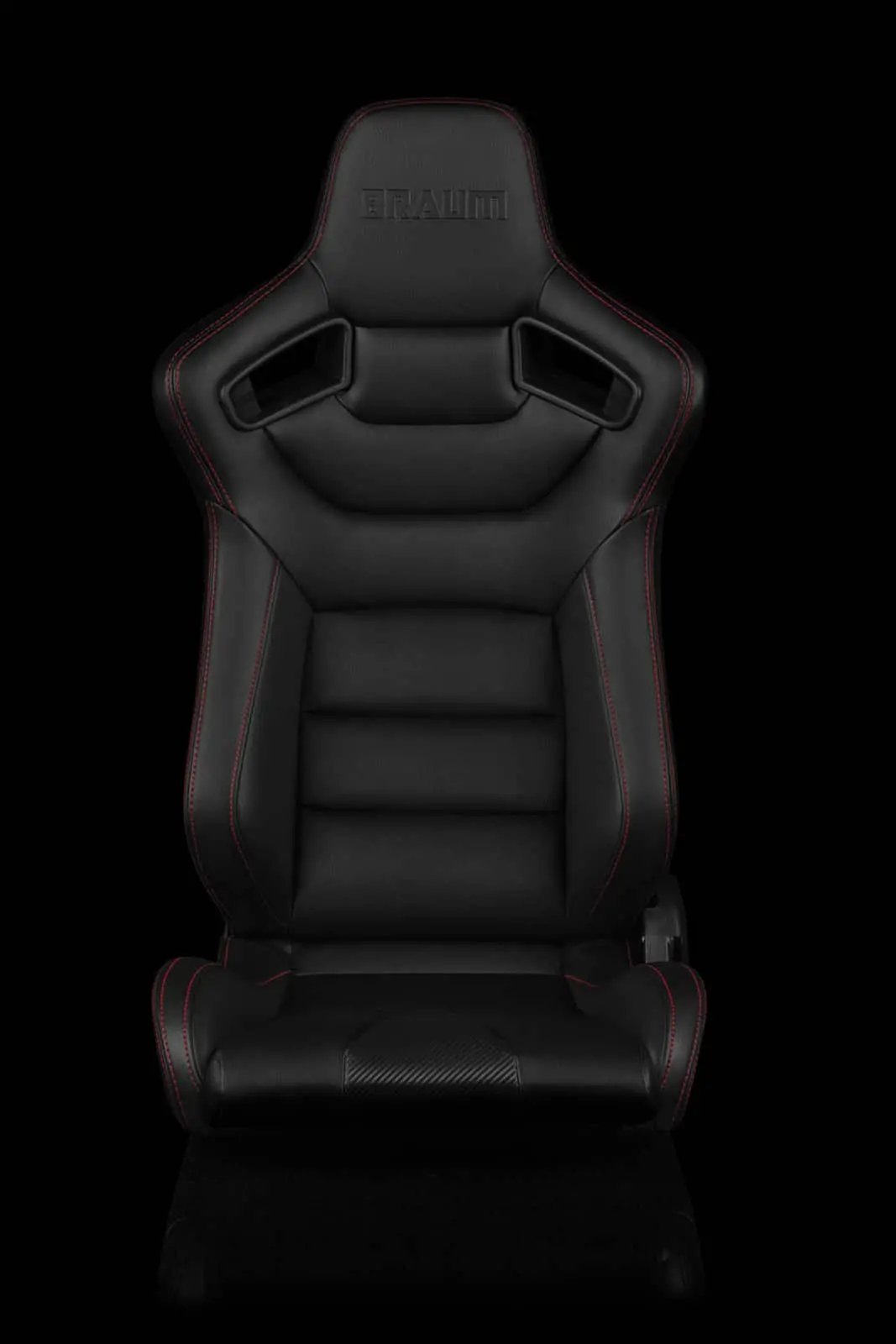 Braum Racing Seat Elite Red Stitching (Pair) 1