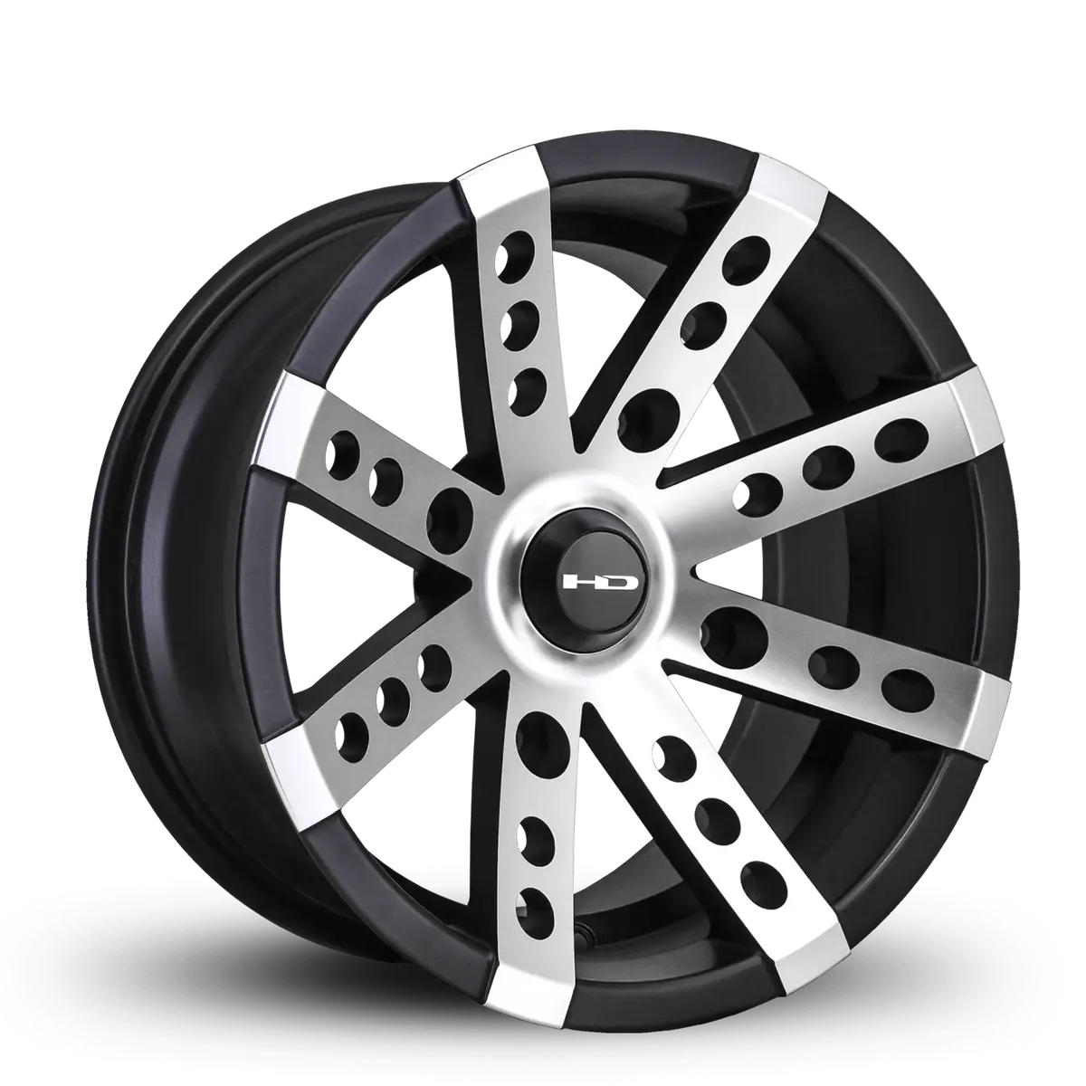 Hd Off-Road Wheels Buckshot Atv/Utv | Satin Black Machined Face 1