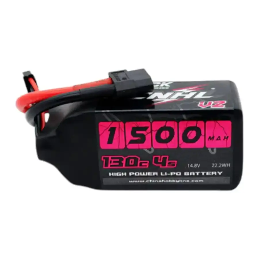 Cnhl 1500Mah 14.8V 4S 130C 4S Lipo Battery With Xt60 Plug Black Series V2 1