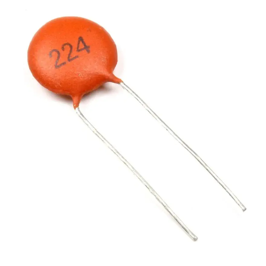 224 Ceramic Disc Capacitor 0.22 Uf / 220Nf / 220000Pf / 220Kpf (1Pc) 1