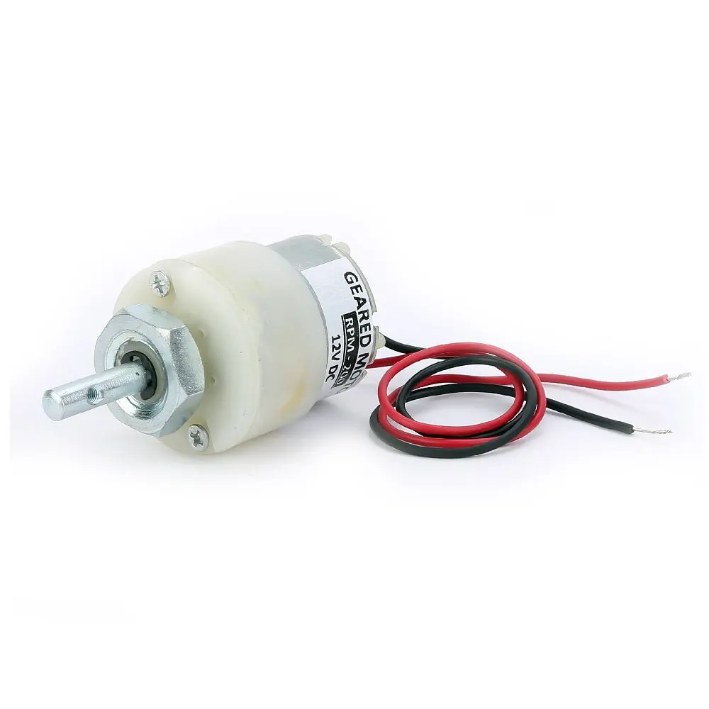10 Rpm Center Shaft Dc 12V Gear Motor 1