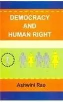 Democracy And Human Right By Ashwini Rao (Hardcover) Old Book 1
