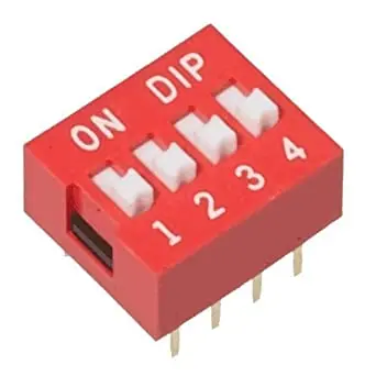 Dip Switch 4 Way Ds-04 (4 Way Slide Switch 2.54Mm Pitch) 1