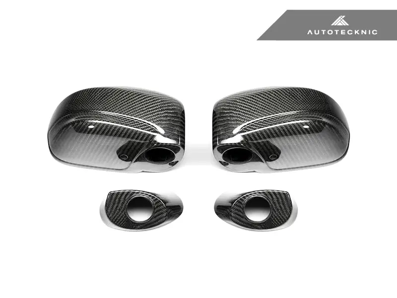 Autotecknic Replacement Dry Carbon Mirror Covers - Nissan R35 Gtr 2