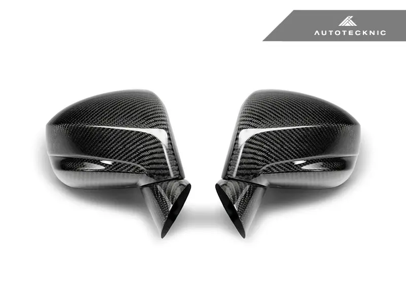 Autotecknic Replacement Dry Carbon Mirror Covers - Nissan R35 Gtr 1