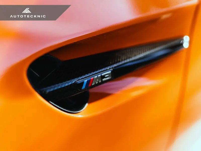 Autotecknic Replacement Carbon Fiber Fender Gills - E90 Sedan / E92 Coupe / E93 Cabrio | M3 4
