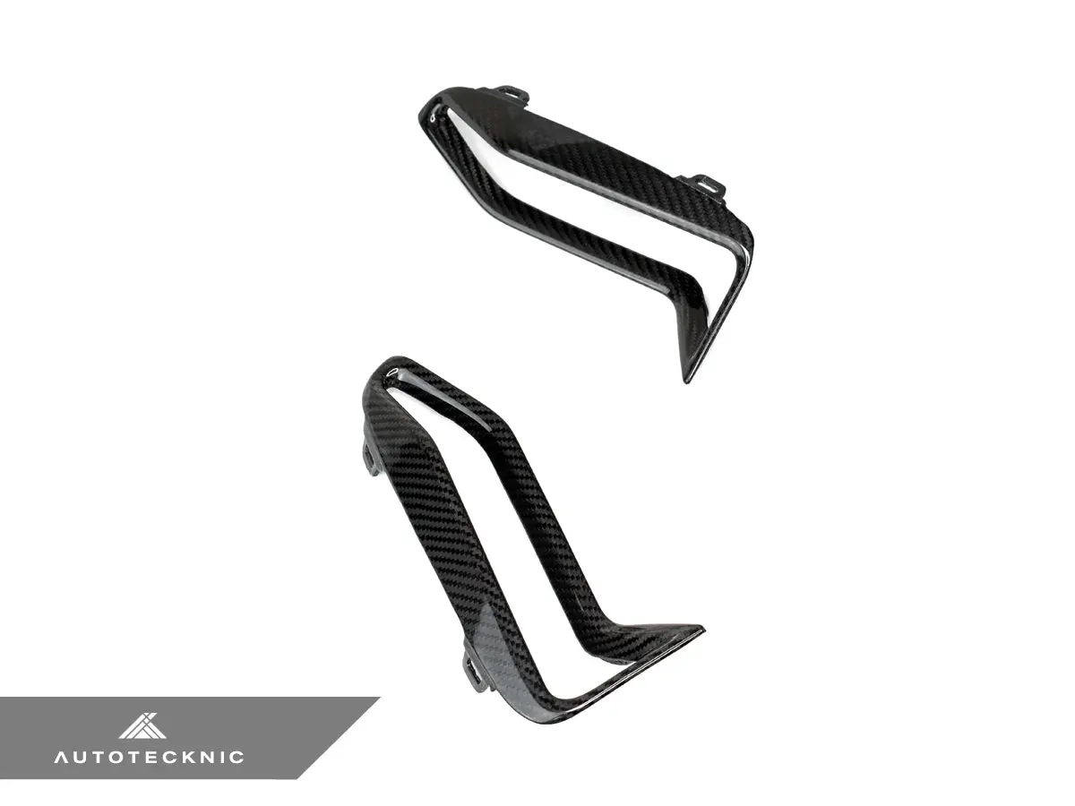 Autotecknic Dry Carbon Front Bumper Grille Trim Set - G20 M340i M-Sport 1