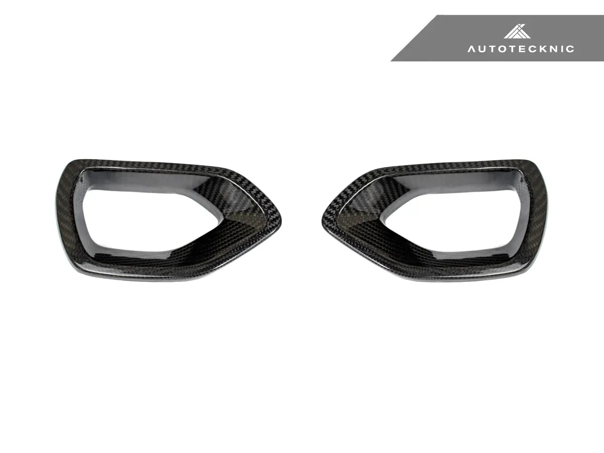 Autotecknic Dry Carbon Grille Snorkel Set - Dodge Charger Srt Scat Pack 2015-2021 2