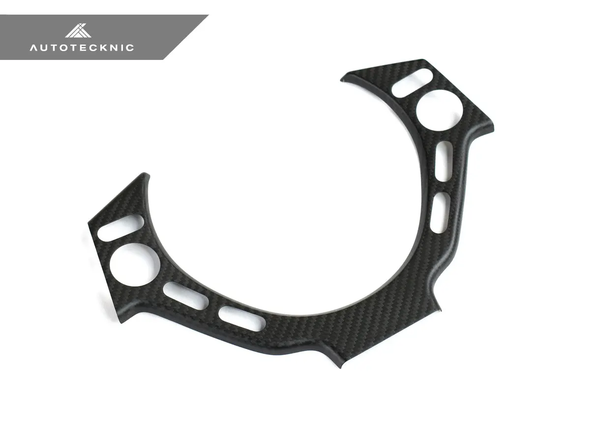 Autotecknic Dry Carbon Fiber Steering Wheel Trim - Nissan R35 Gtr 1