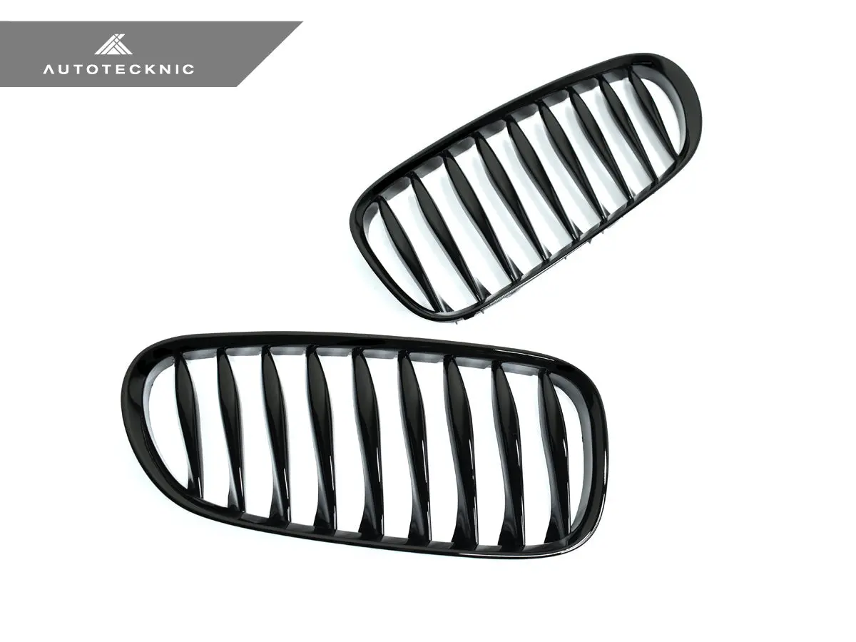 Autotecknic Gloss Black Front Grille Set - E85 Z4 / Z4m 1