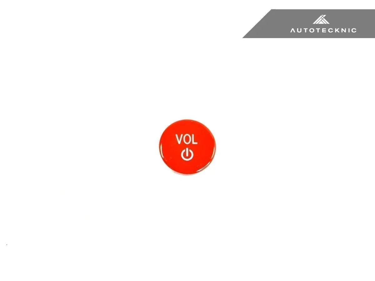 Autotecknic Bright Red Audio Volume Button - F91/ F92/ F93 M8 5