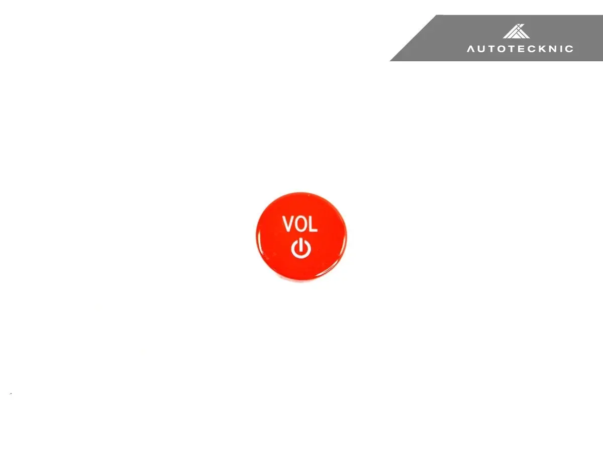 Autotecknic Bright Red Audio Volume Button - G22/ G23/ G26 4-Series 5