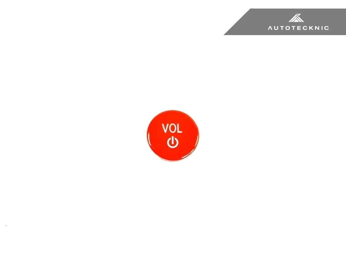 Autotecknic Bright Red Audio Volume Button - G05 X5 | G06 X6 | G07 X7 5