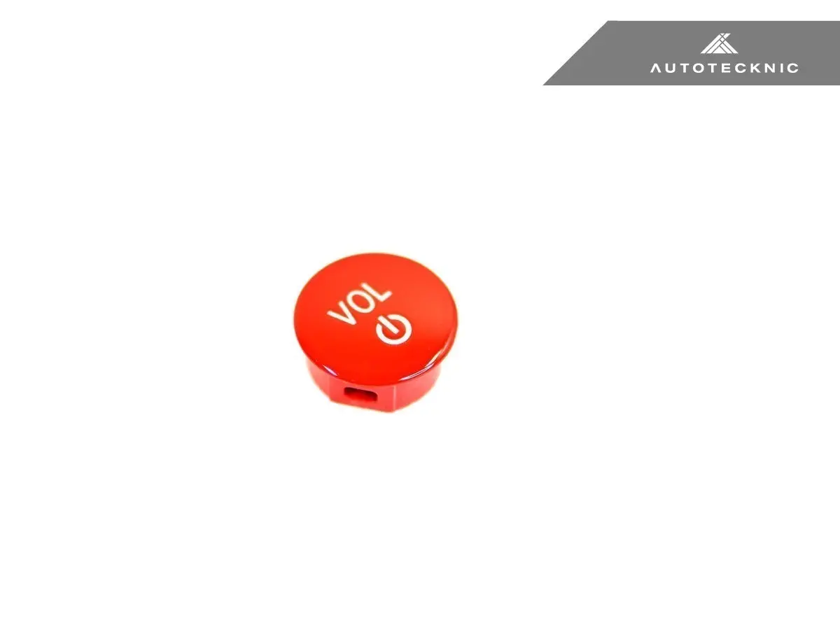 Autotecknic Bright Red Audio Volume Button - G05 X5 | G06 X6 | G07 X7 2