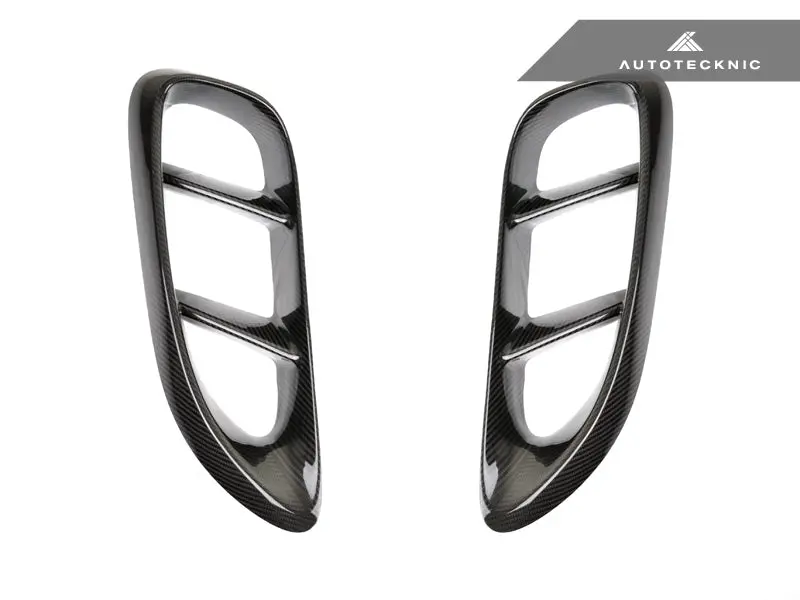 Autotecknic Dry Carbon Side Vent Covers - Porsche 718 Cayman | Boxster 1