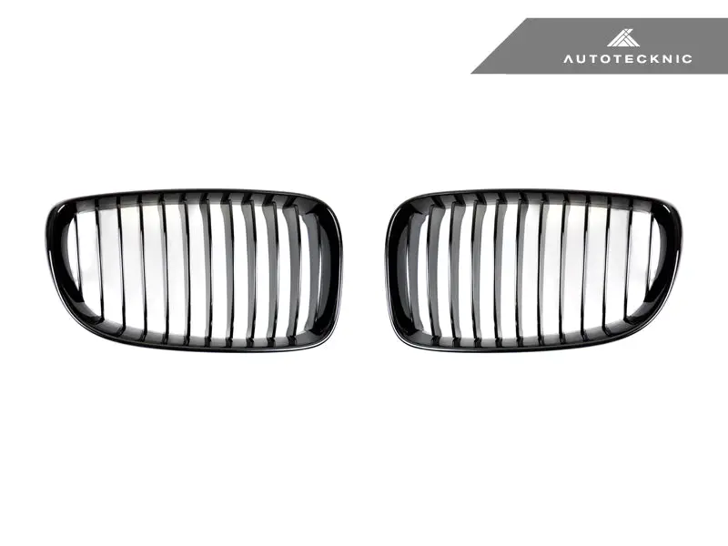 Autotecknic Gloss Black Front Grille Set - E82 1-Series & 1M 1