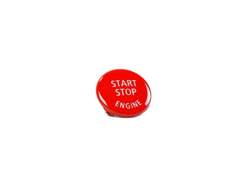 Autotecknic Bright Red Start Stop Button - E82 1M | 1-Series 1