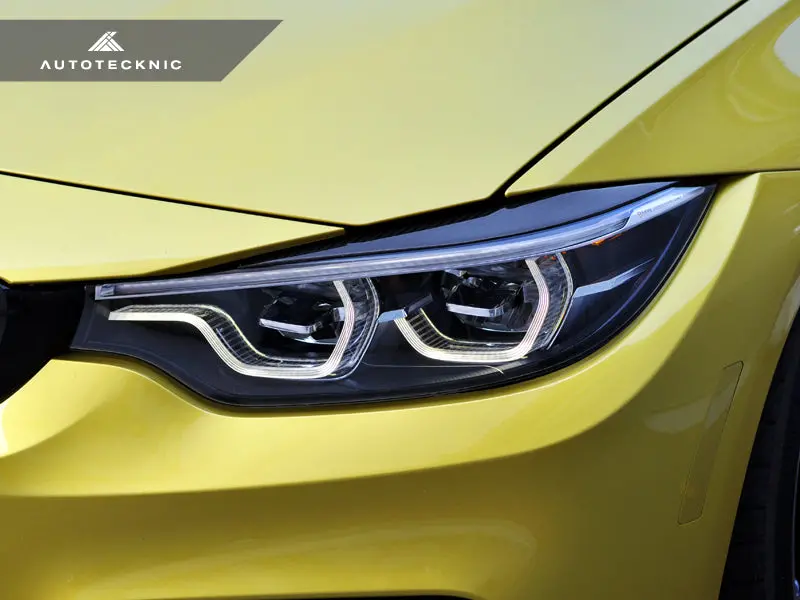 Autotecknic Carbon Fiber Headlight Trim Set - F80 M3 | F82/ F83 M4 1