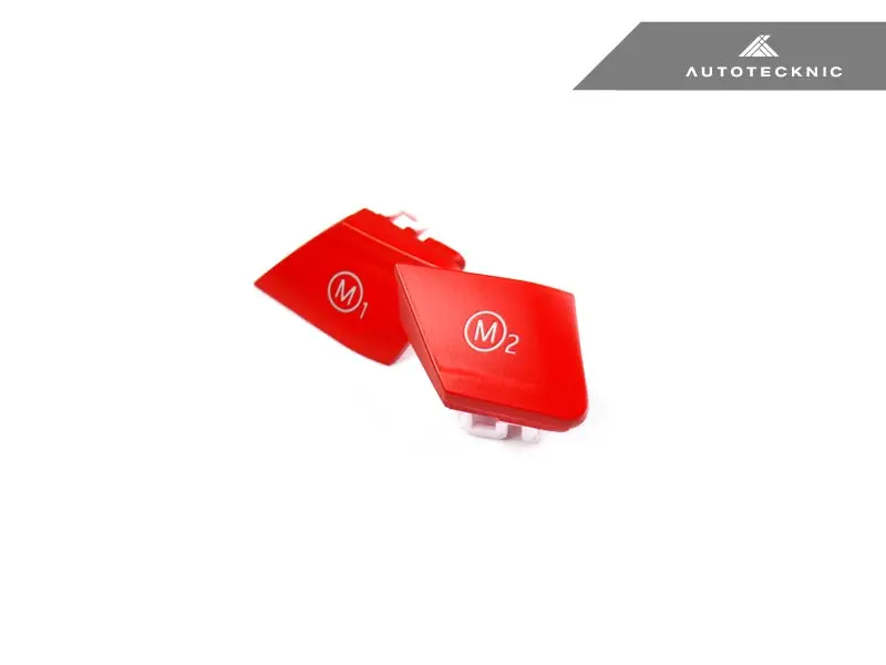 Autotecknic Satin Red M1/ M2 Button Set - F10 M5 Lci 2