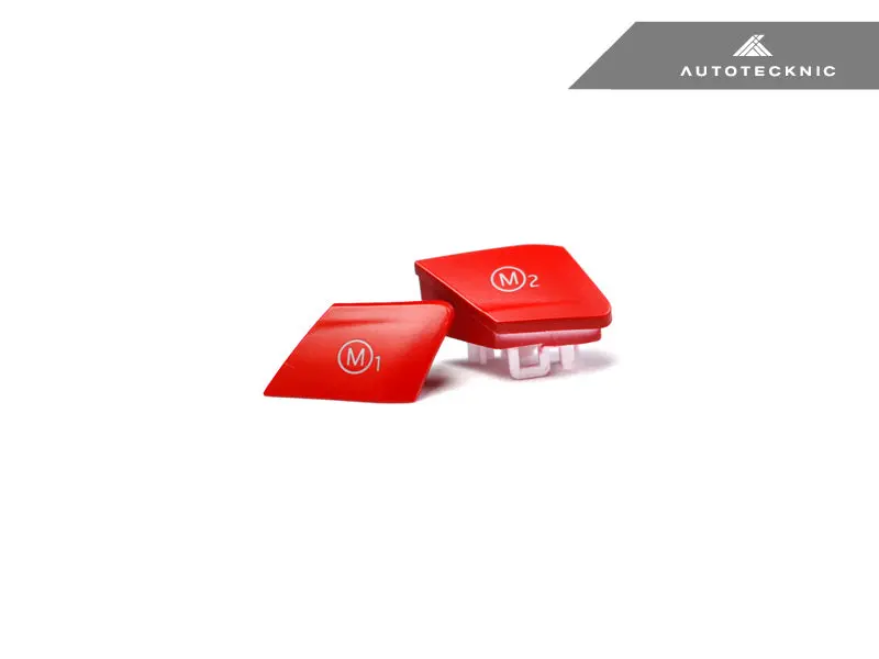 Autotecknic Satin Red M1/ M2 Button Set - F80 M3 | F82/ F83 M4 1