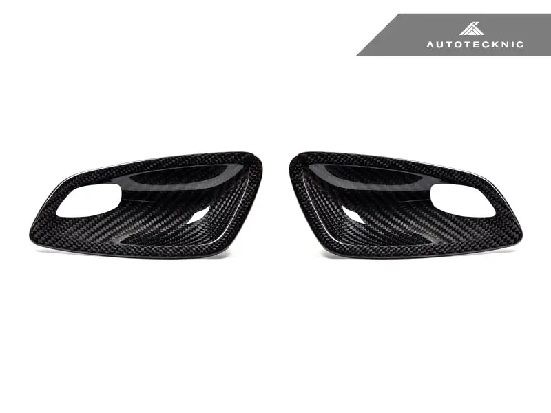 Autotecknic Dry Carbon Interior Door Handle Trim Set - E82 1M | 1-Series 1