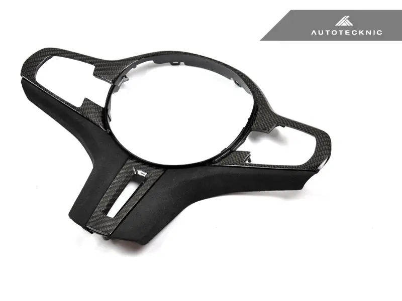 Autotecknic Carbon Alcantara Steering Wheel Trim - F90 M5 2018-2019 2