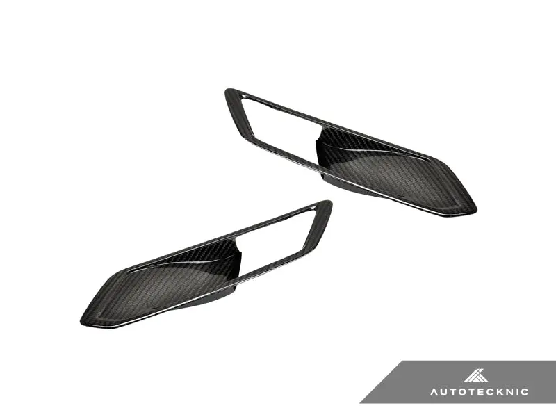 Autotecknic Dry Carbon Interior Door Handle Trim Set - G20 3-Series 3