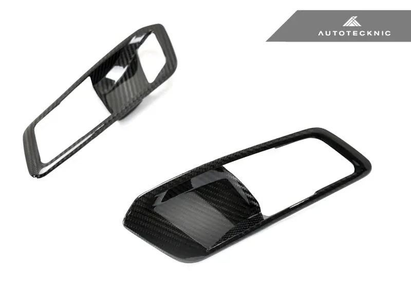 Autotecknic Dry Carbon Interior Door Handle Trim Set - G20 3-Series 1