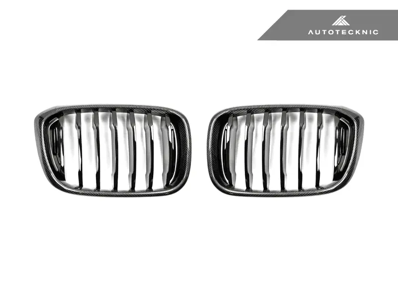 Autotecknic Replacement Carbon Fiber Front Grille Set - G01 X3 | G02 X4 Pre-Lci 1