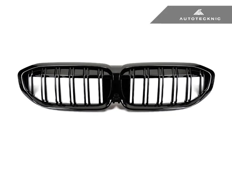 Autotecknic Dual-Slats Gloss Black Front Grille - G20 3-Series 1