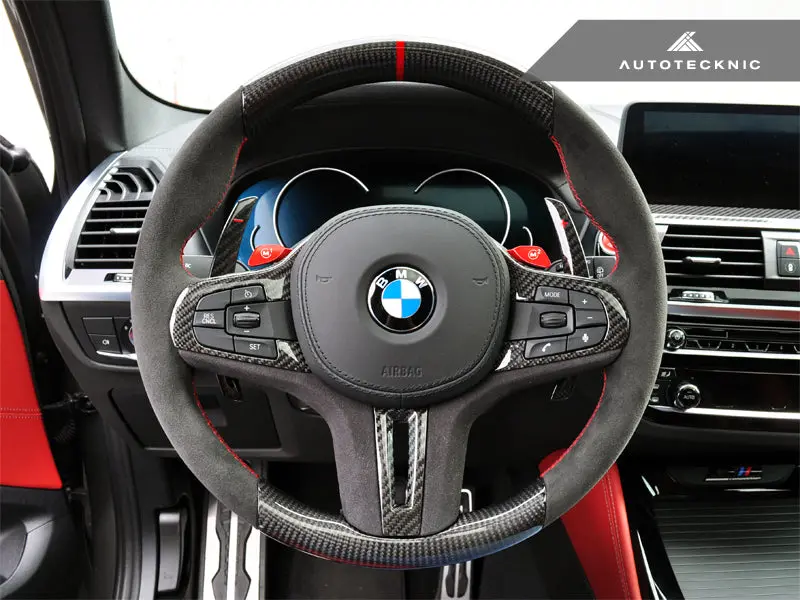 Autotecknic Replacement Carbon Steering Wheel - F91/ F92/ F93 M8 5