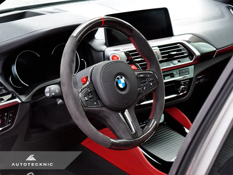Autotecknic Replacement Carbon Steering Wheel - F91/ F92/ F93 M8 1