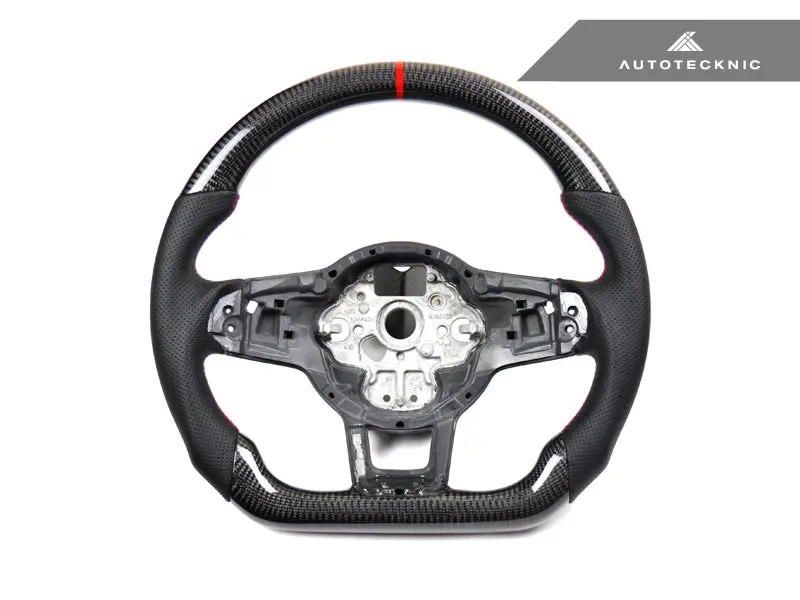 Autotecknic Carbon Fiber Steering Wheel - Vw Golf 7 Gti | Golf R 1