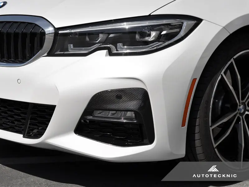 Autotecknic Dry Carbon Front Bumper Trim - G20 330I M-Sport Pre-Lci 2
