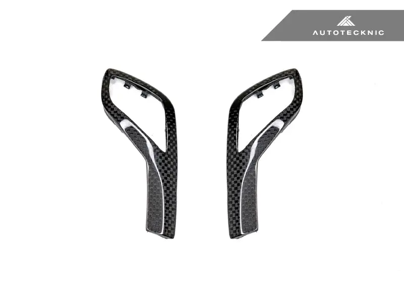 Autotecknic Carbon Fiber Gear Selector Side Trims - G22 4-Series 2